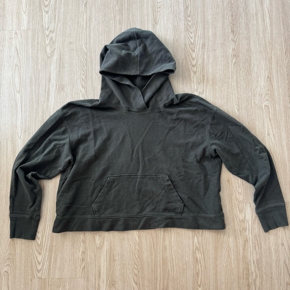 James Perse olive pull over Hoodie - Picture 3 of 3